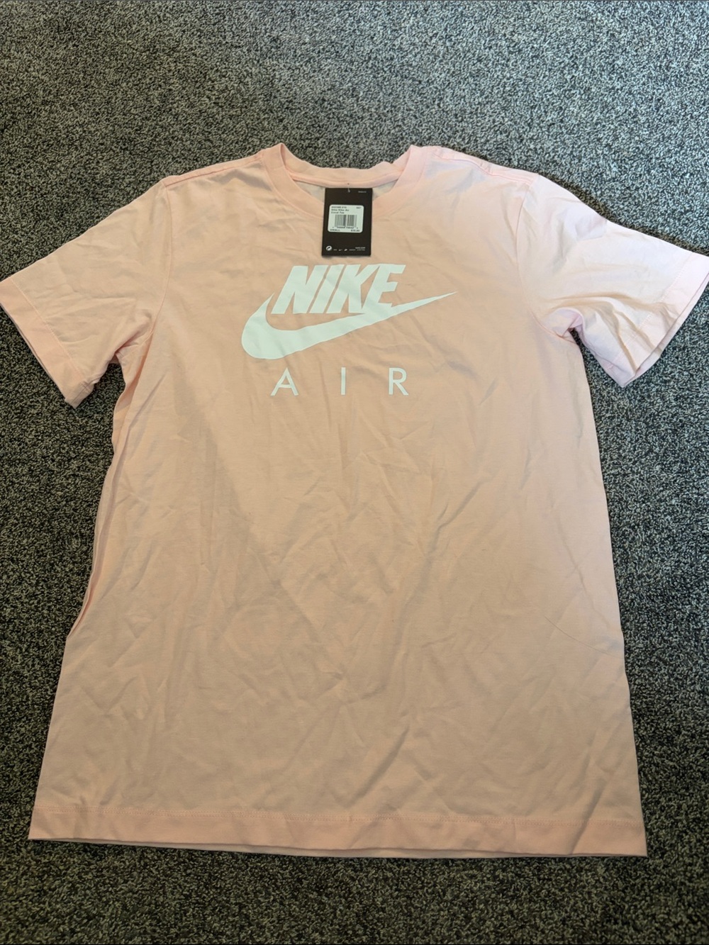 Nike Air Tee - Pale Pink with White Logo